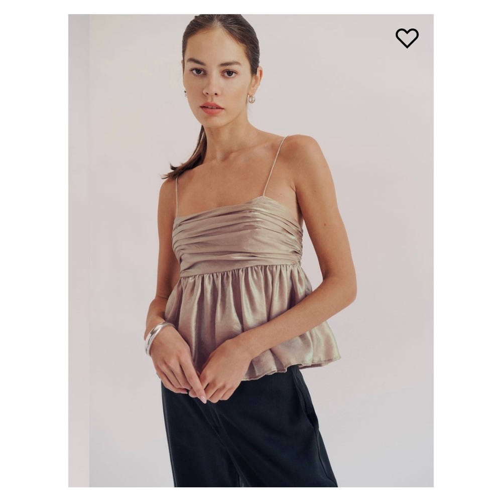 Reformation Cosima Top - Champagne 💫